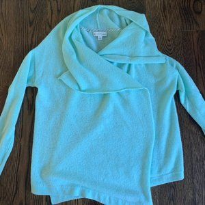 White and Warren Cashmere Wrap Sweater